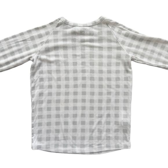 Childhoods Gray Gingham Rib Knit Set Size 3T - Picture 3 of 8